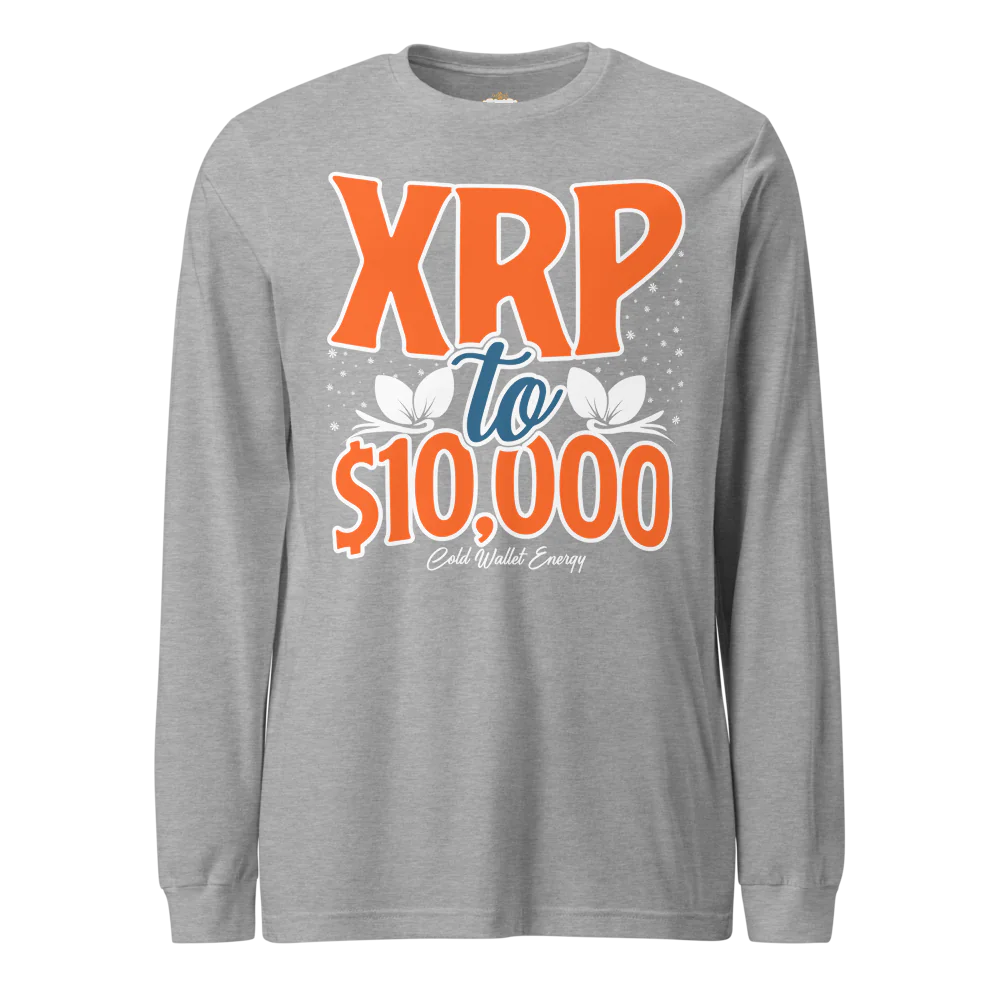 LONG SLEEVE TEE - XRP TO $10K COLD WALLET ENERGY