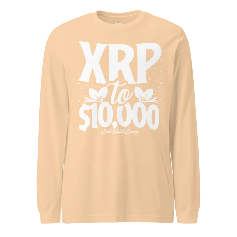 LONG SLEEVE TEE - XRP TO $10K COLD WALLET ENERGY
