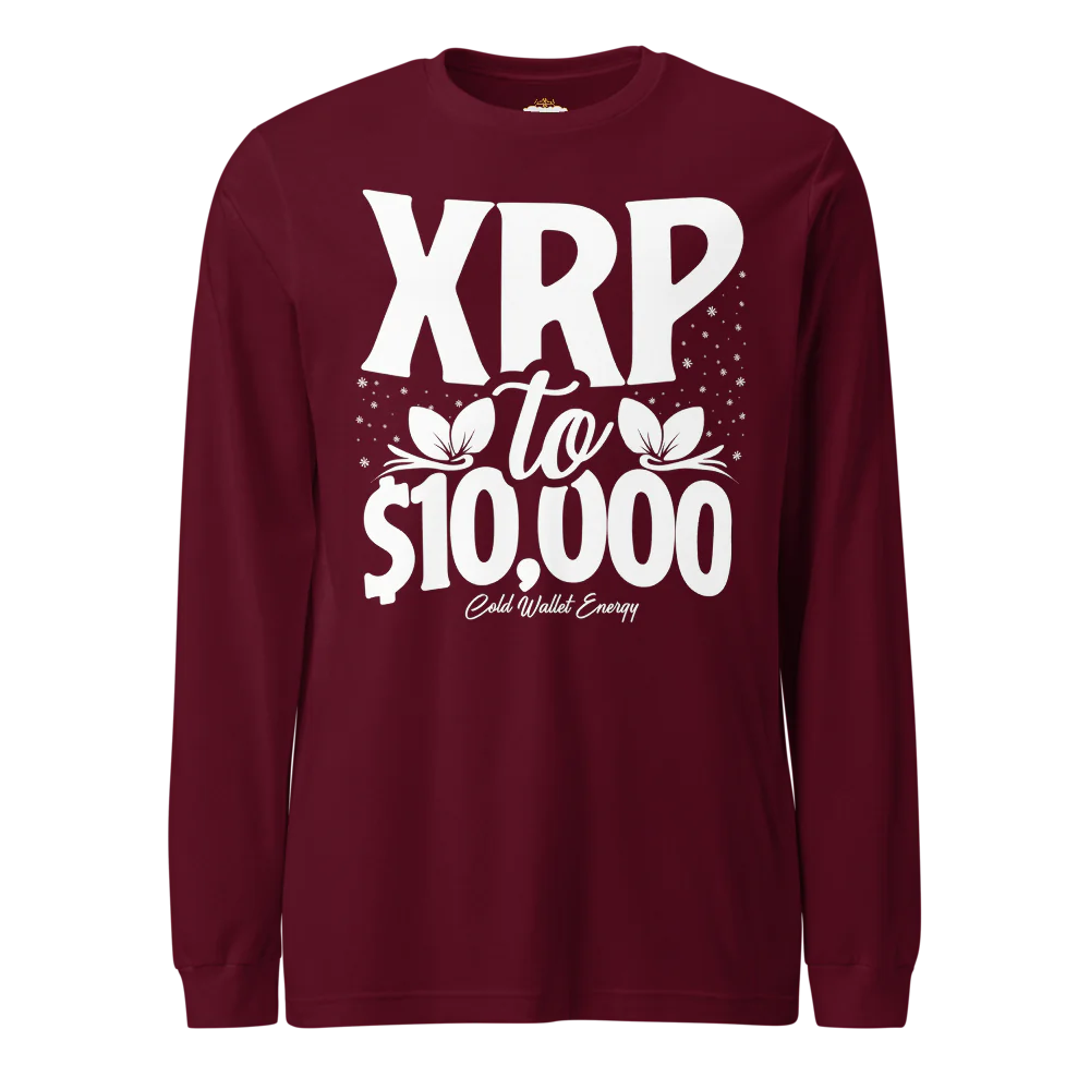 LONG SLEEVE TEE - XRP TO $10K COLD WALLET ENERGY