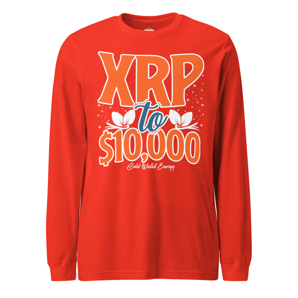 LONG SLEEVE TEE - XRP TO $10K COLD WALLET ENERGY
