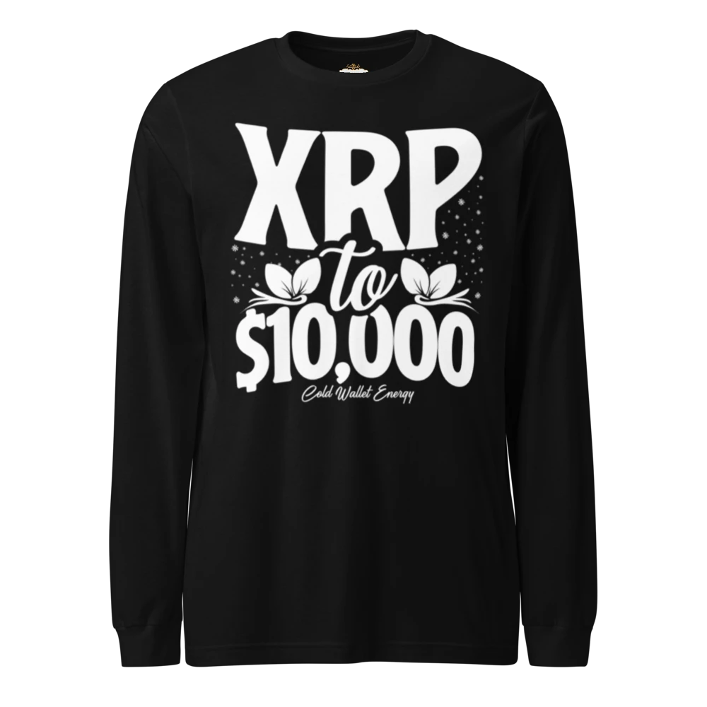 LONG SLEEVE TEE - XRP TO $10K COLD WALLET ENERGY