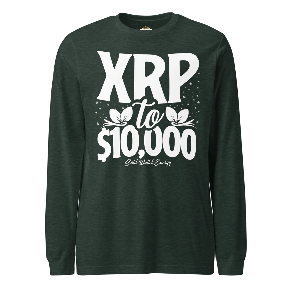 LONG SLEEVE TEE - XRP TO $10K COLD WALLET ENERGY
