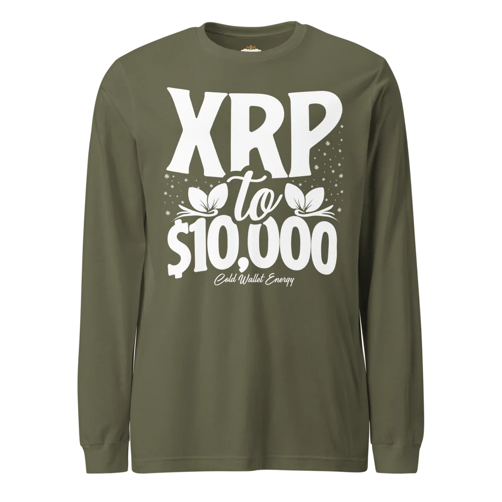 LONG SLEEVE TEE - XRP TO $10K COLD WALLET ENERGY