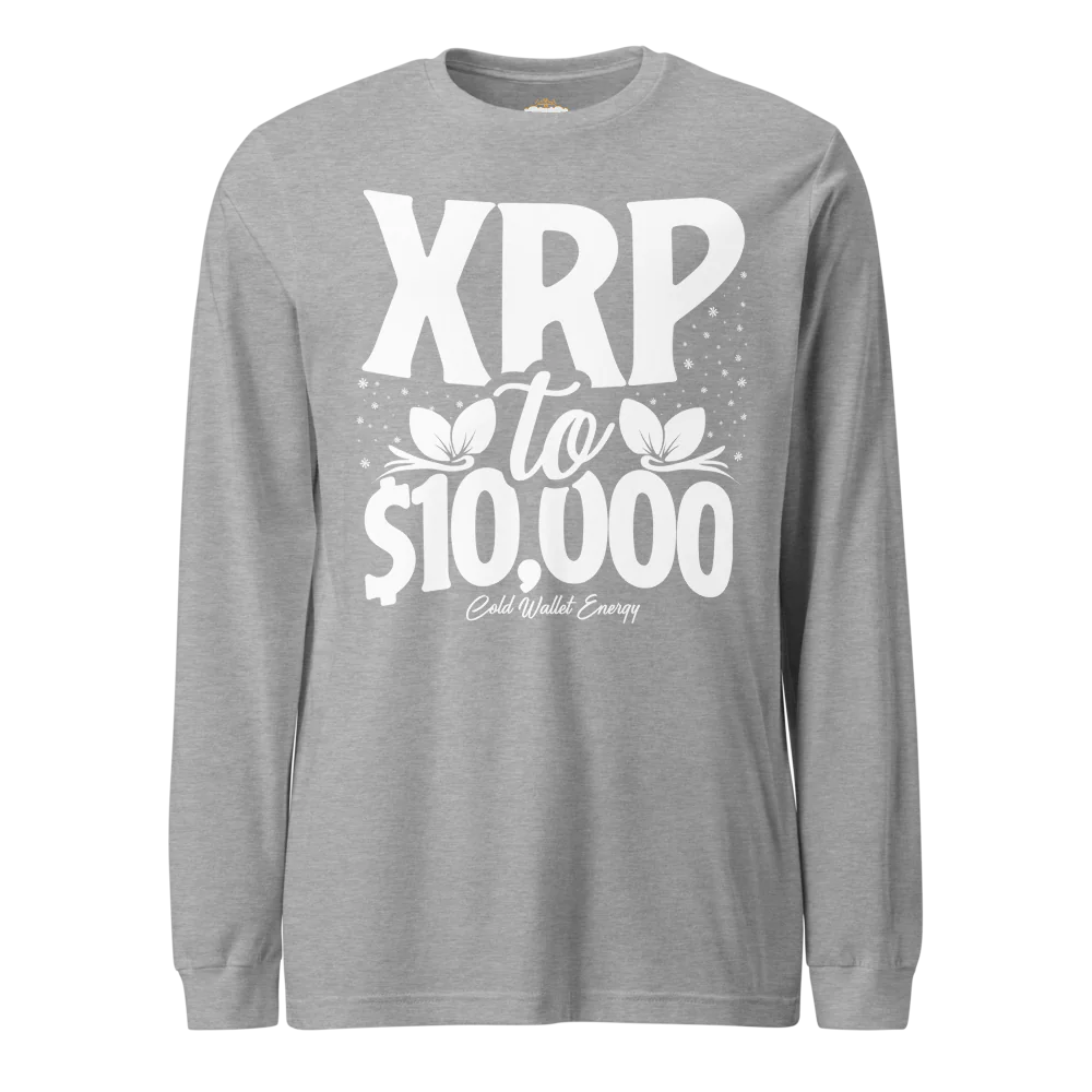 LONG SLEEVE TEE - XRP TO $10K COLD WALLET ENERGY