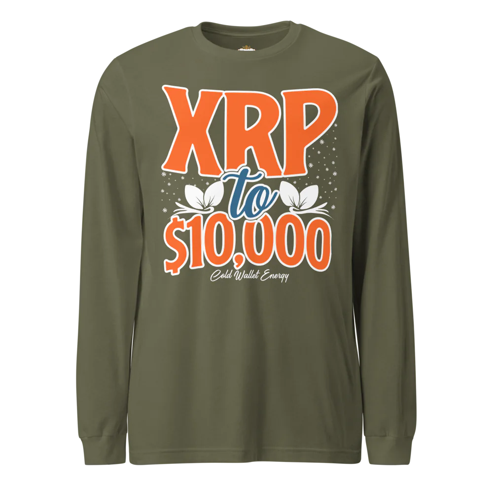 LONG SLEEVE TEE - XRP TO $10K COLD WALLET ENERGY