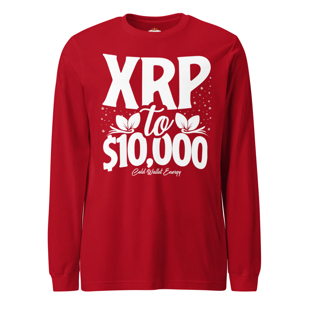 LONG SLEEVE TEE - XRP TO $10K COLD WALLET ENERGY