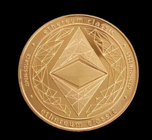 ETHEREUM Coin with Textured Relief Design