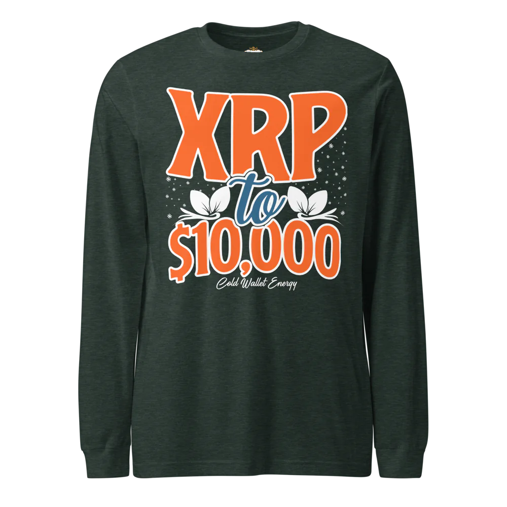 LONG SLEEVE TEE - XRP TO $10K COLD WALLET ENERGY