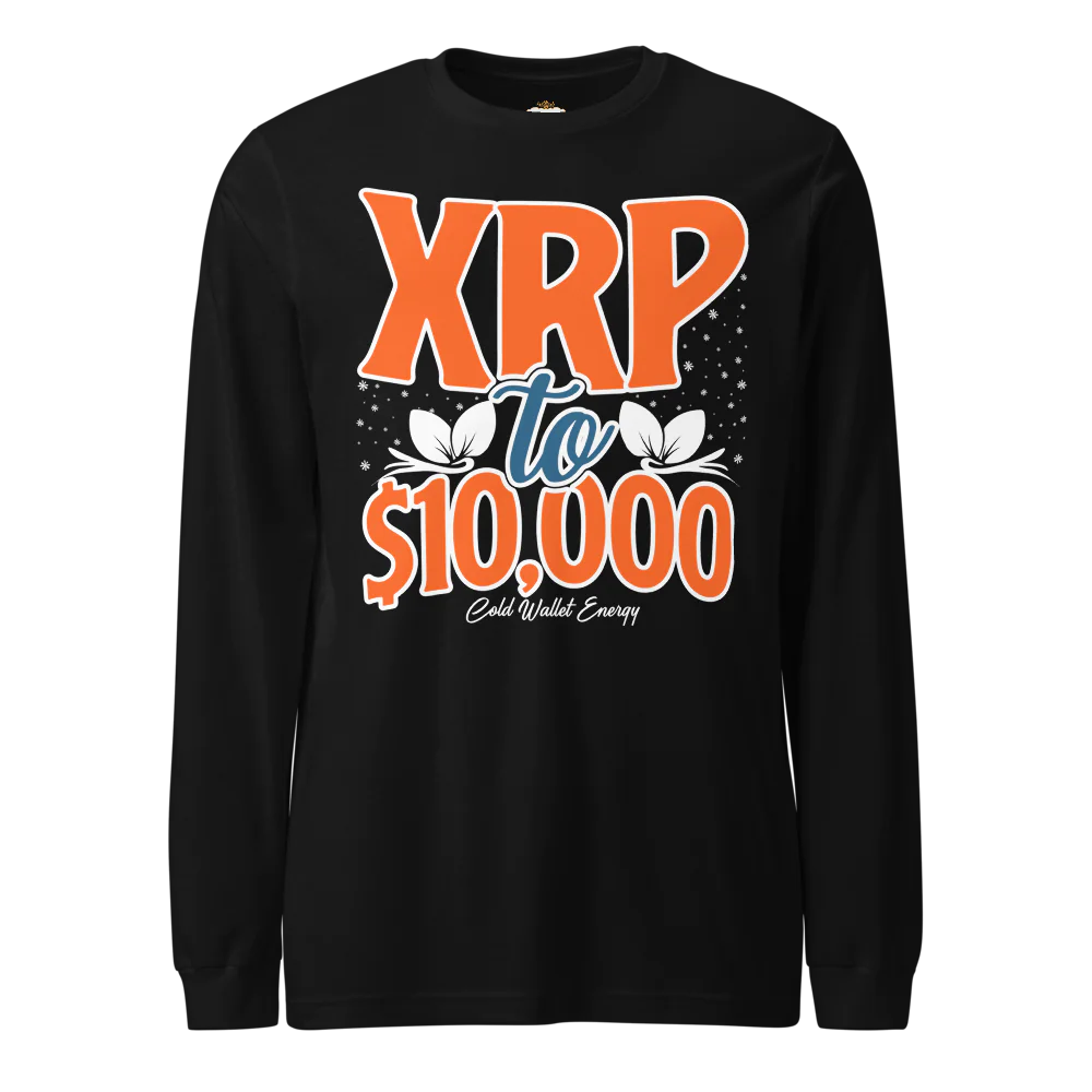 LONG SLEEVE TEE - XRP TO $10K COLD WALLET ENERGY