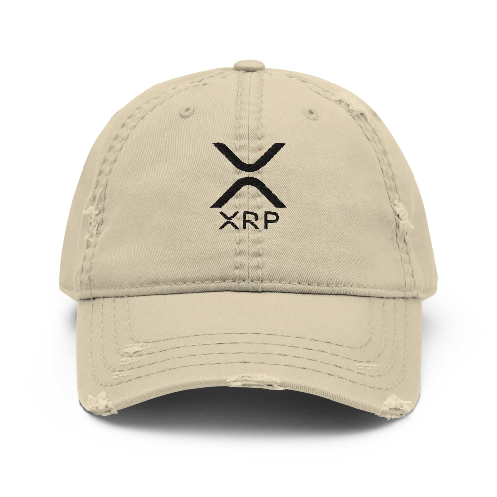 XRP DISTRESSED DAD HAT