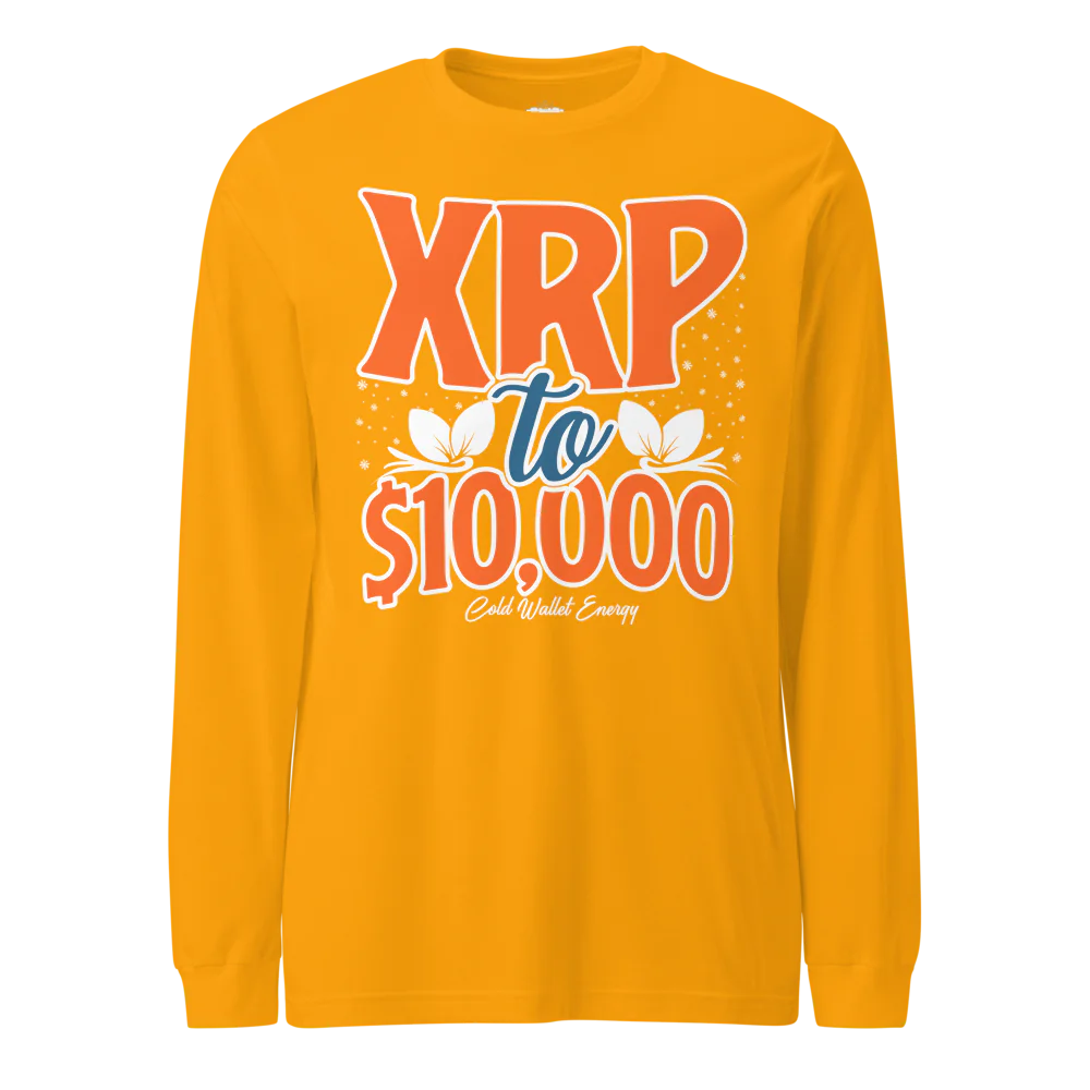 LONG SLEEVE TEE - XRP TO $10K COLD WALLET ENERGY