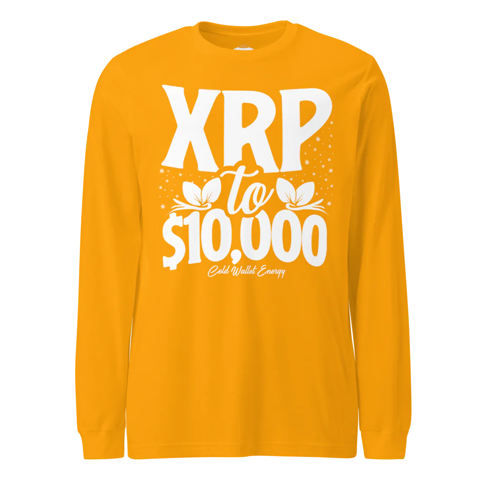 LONG SLEEVE TEE - XRP TO $10K COLD WALLET ENERGY