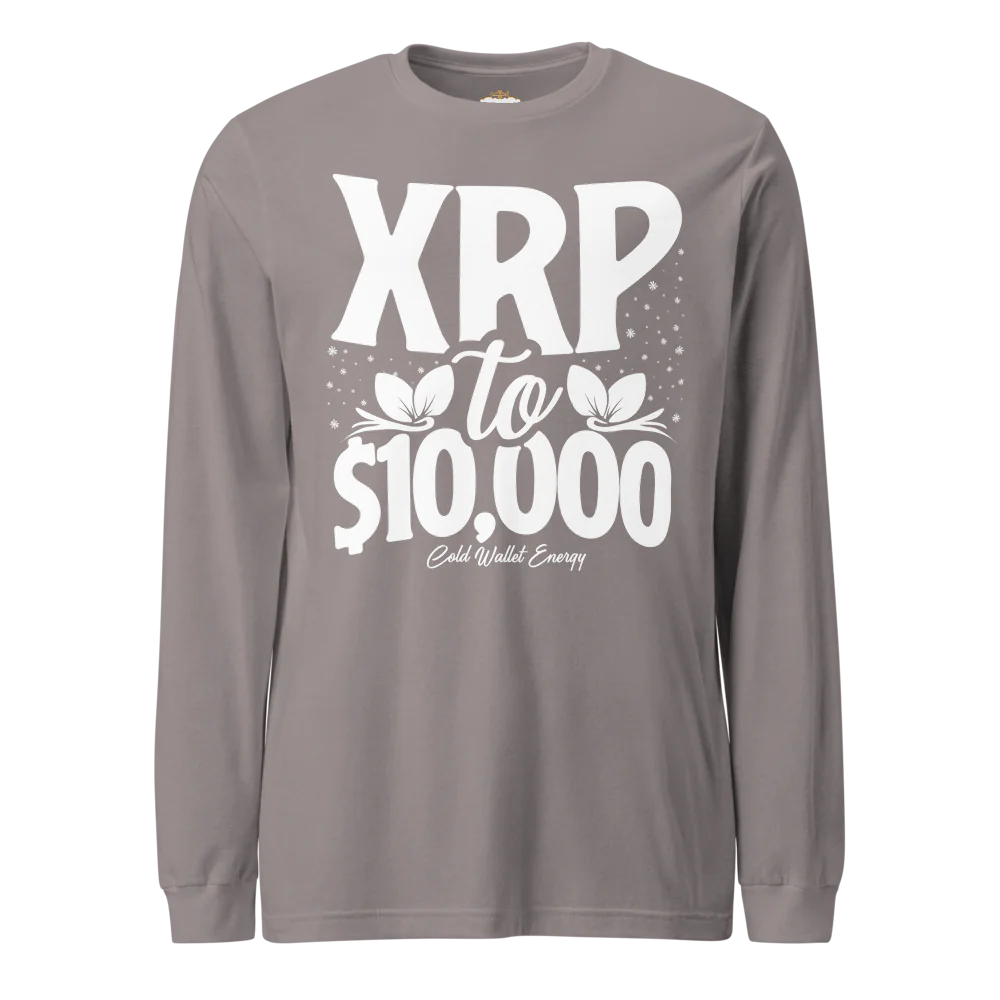 LONG SLEEVE TEE - XRP TO $10K COLD WALLET ENERGY