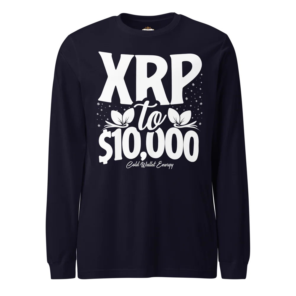 LONG SLEEVE TEE - XRP TO $10K COLD WALLET ENERGY