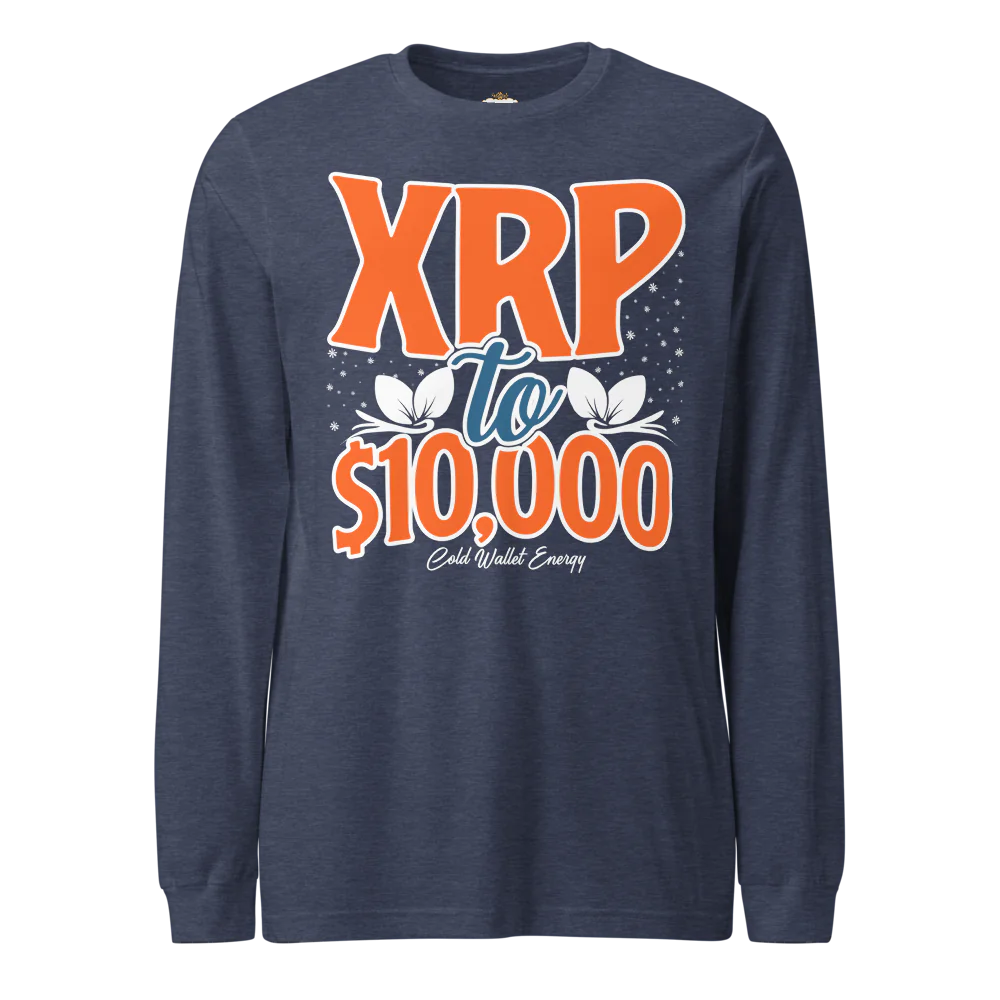 LONG SLEEVE TEE - XRP TO $10K COLD WALLET ENERGY