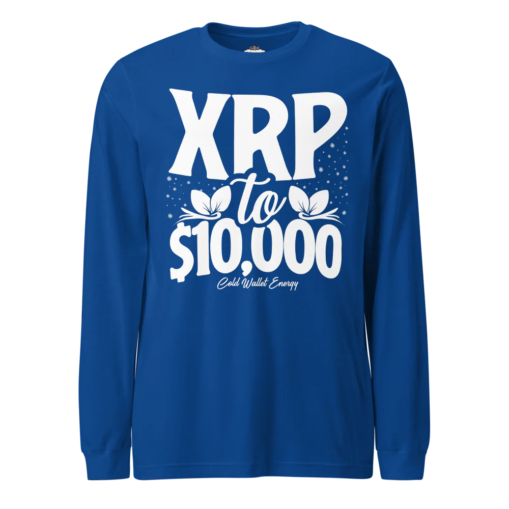 LONG SLEEVE TEE - XRP TO $10K COLD WALLET ENERGY