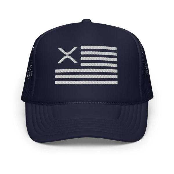 XRP AMERICA FOAM TRUCKER HAT | Otto Cap