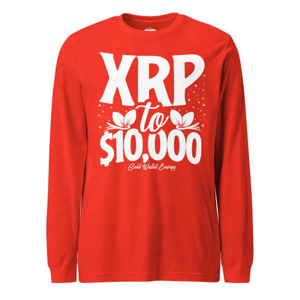LONG SLEEVE TEE - XRP TO $10K COLD WALLET ENERGY