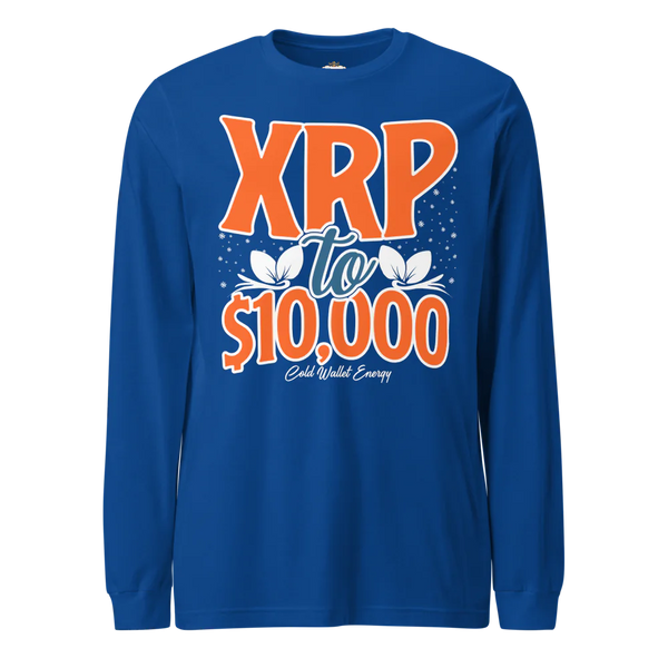 LONG SLEEVE TEE - XRP TO $10K COLD WALLET ENERGY